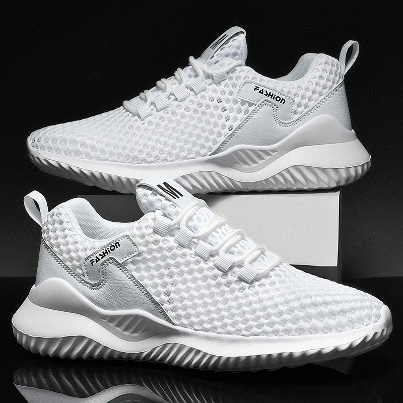 Men's Breathable Mesh Loafers Comfortable Casual Walking Running Shoes Zapatillas Hombre