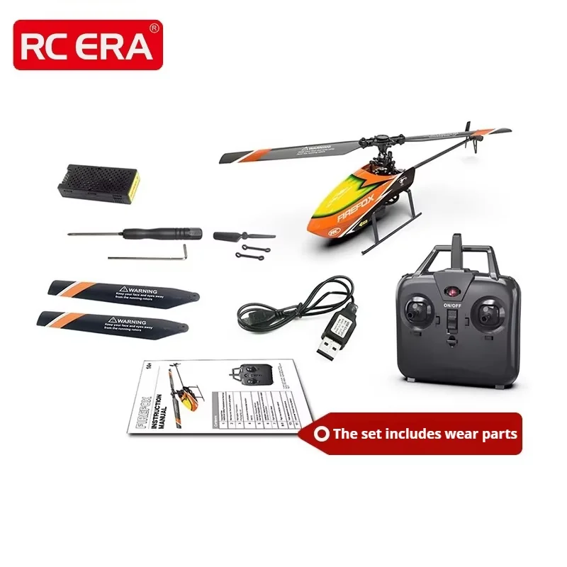

RC RTF C129 Helicopter 2.4G 4-Channel Single Propeller Durable Long Flight Time Automatic Stable Remote Control Toy for Boys