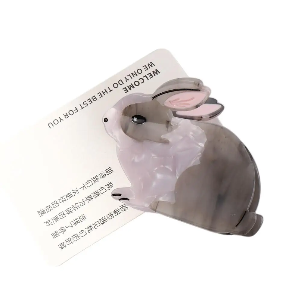 

Ponytail Holder For Girl Acetic Acid Shark Clip Hair Accessories Rabbit Hair Claw Women Hair Clips Korean Style Crab Clip