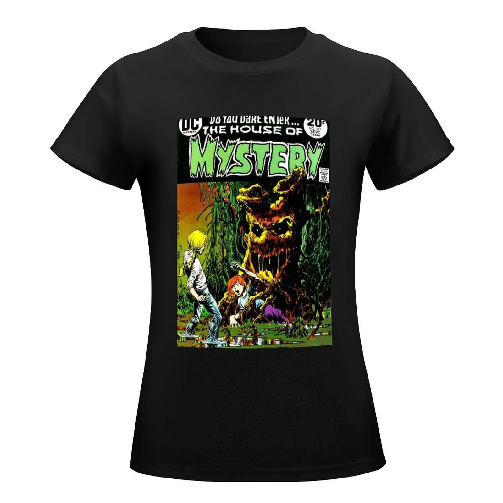 House of Mystery cover T-Shirt lady clothes graphics t shirts for Women