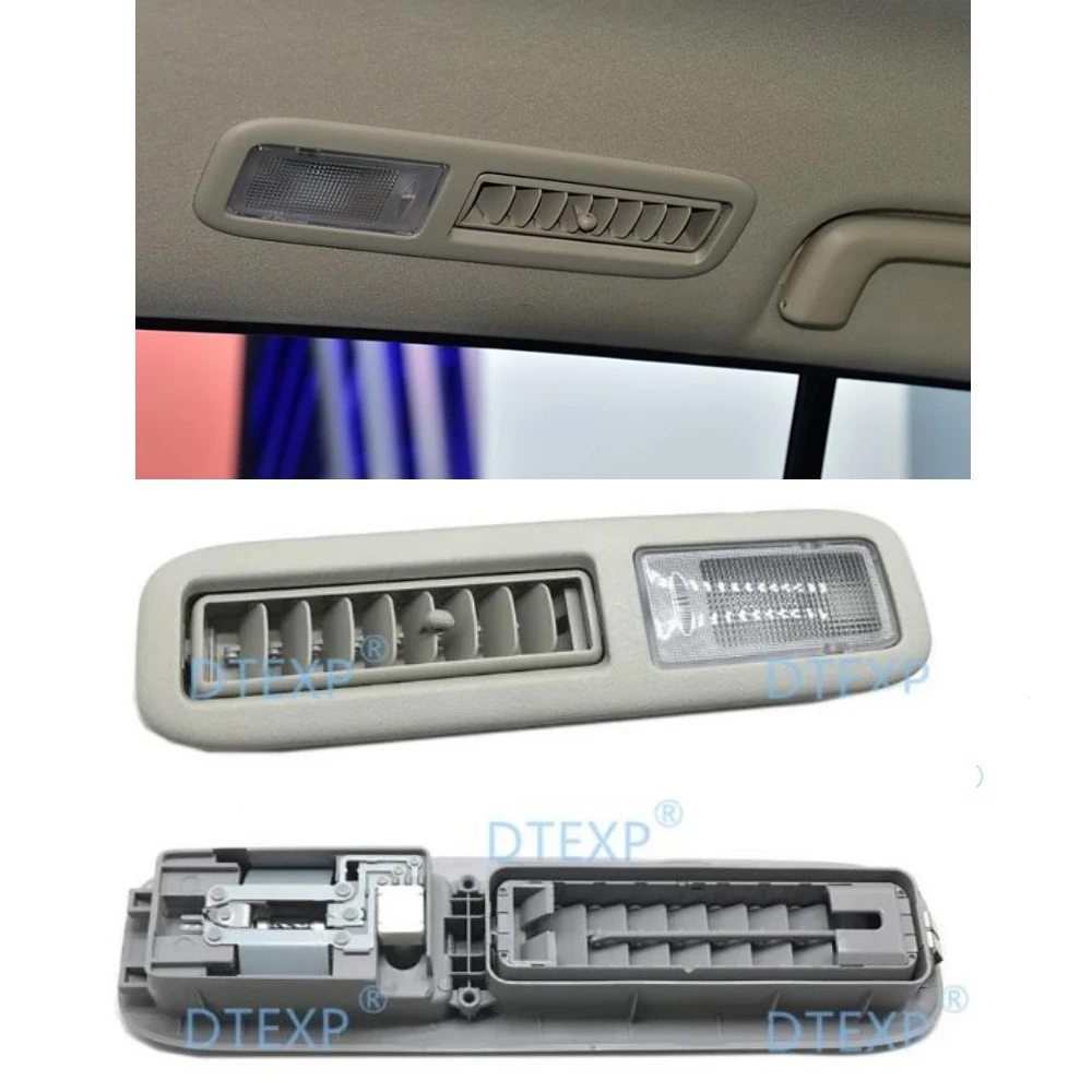 

1 Pcs Grey or Beige AC Vent Outlet with Reading Room Lamp for Pajero V90 MR962022 Roof A/C Vent for Montero V80 Cover for Shogun