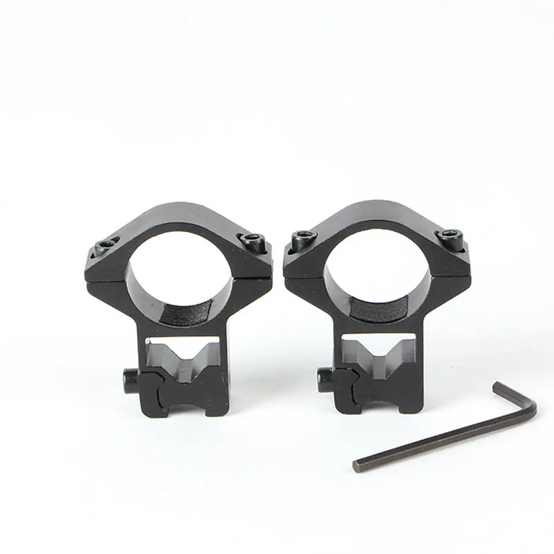 2Pcs Hunting Riflescope Mounts for Dia 25.4mm 30mm Pipe Scopes 11mm Dovetail 20mm Picatinny Rail Mounted Tactical Sights Mounts