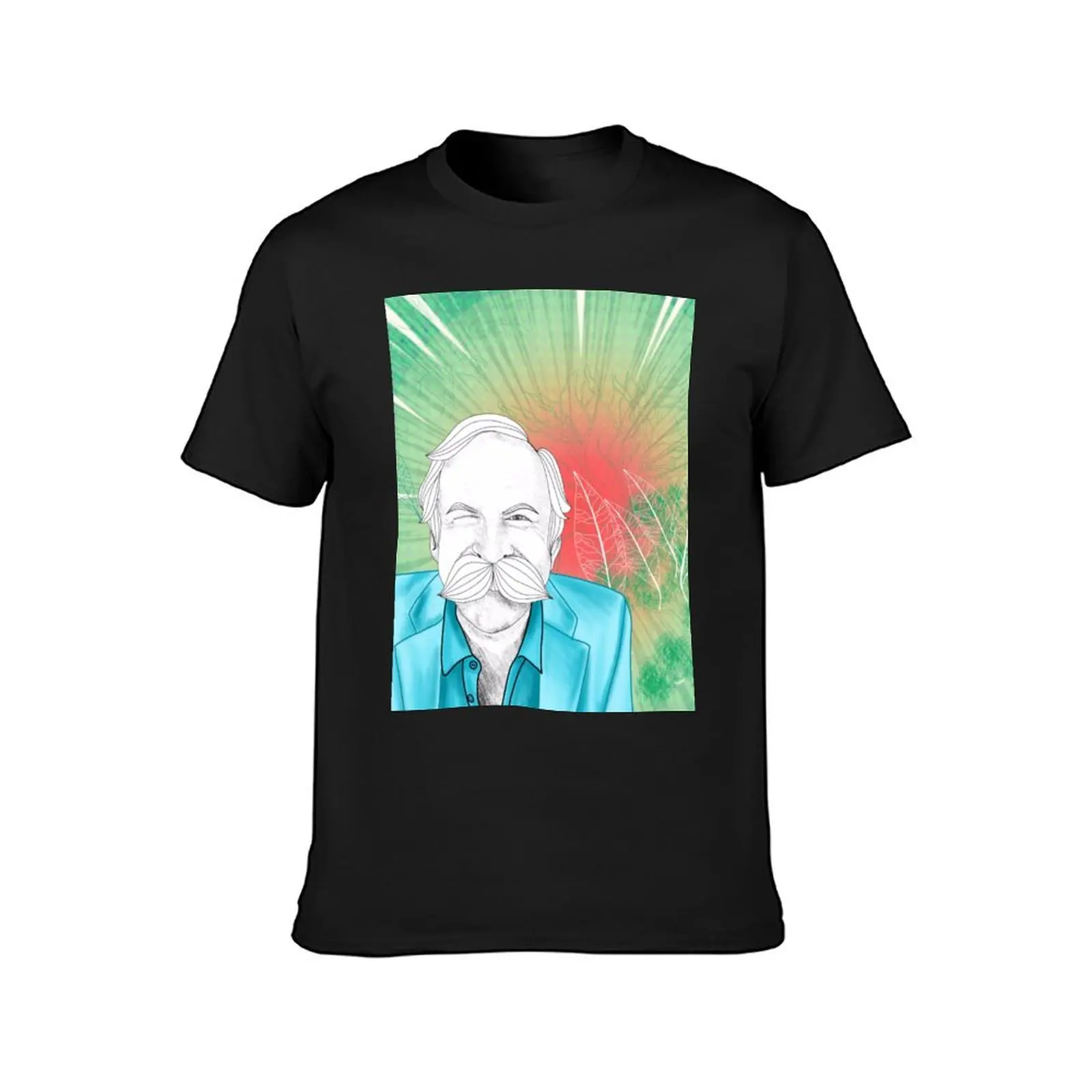 Dick Strawbridge Portrait T-Shirt graphics aesthetic clothes big and tall t shirts for men