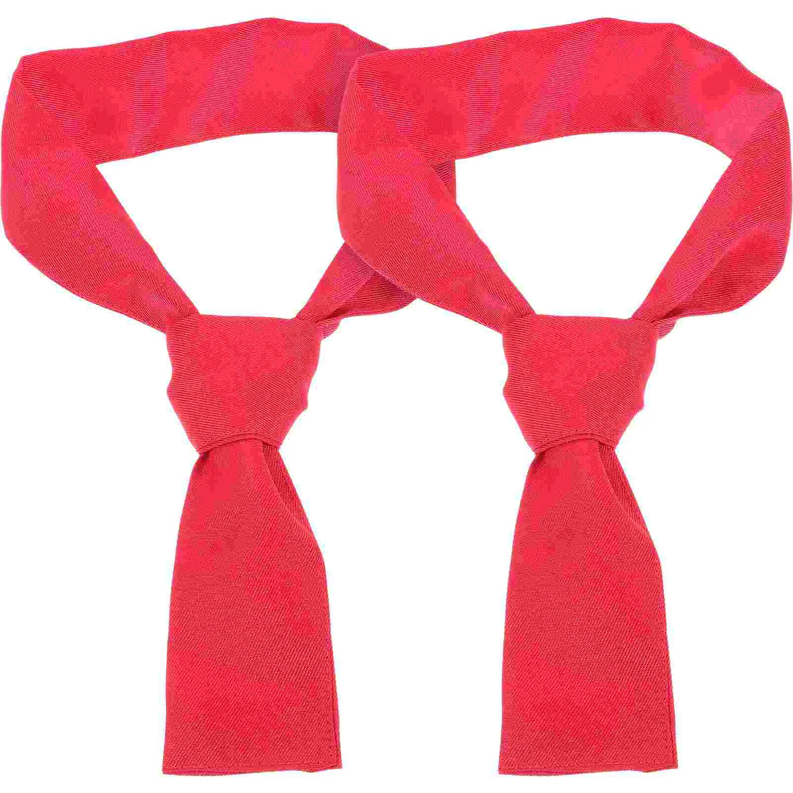 2 Pcs Chef Bow Tie Cook Neckerchief Hotel Pretty for Decoration Reusable Baker Cotton Suit Accessories Men Man Working