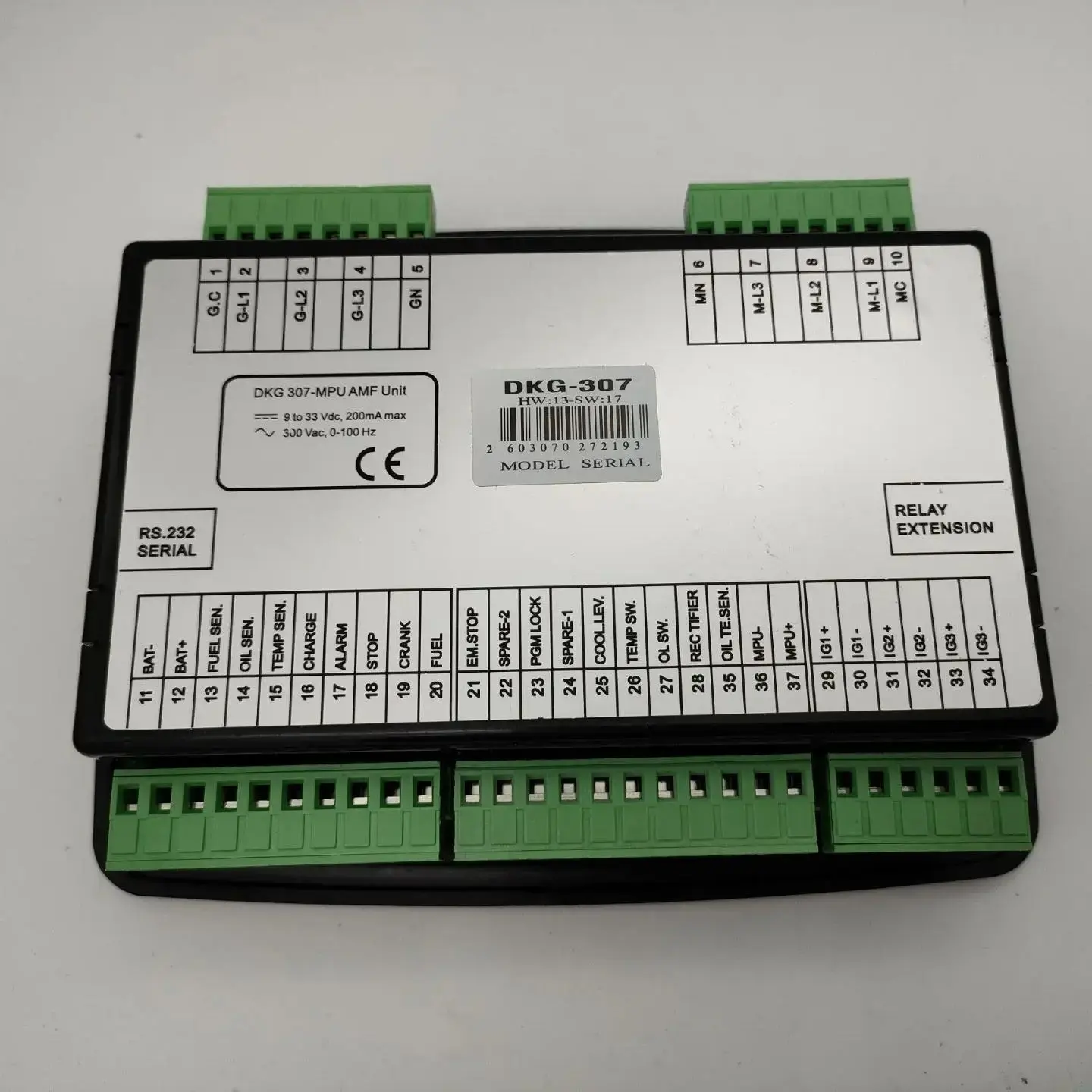 DATAKOM DKG-307 DKG307 Control Module MPU AMF CAN Generator Automatic Mains Failure Controller Panel Genset Part