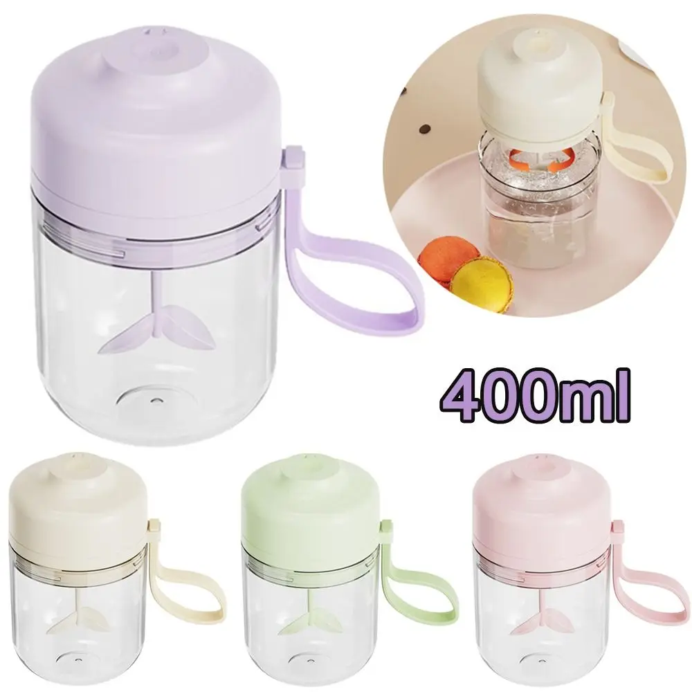 

New 400ml Automatic Mixing Cup Plastic Rotation Feature Smart Stirring Mug Portable Handle Fully Automatic Coffee Mixing Cup
