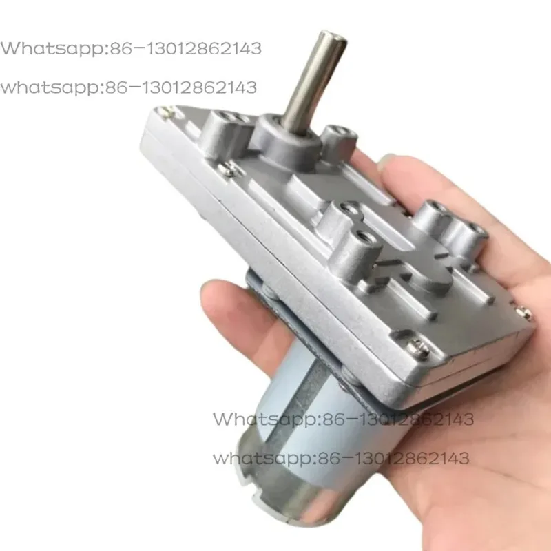 7-Type 555 motor metal gear DC reducer motor 12V 24V reciprocating mechanism eccentric wheel accessory