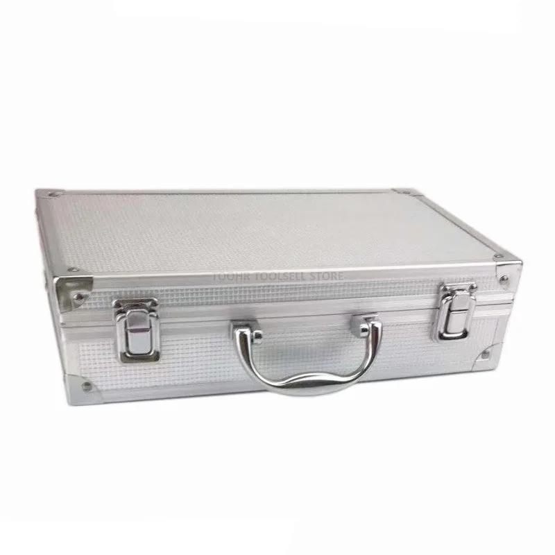 30x17x8cm Portable Aluminum Tool Box Outdoor Safety Equipment Case Instrument Box Suitcase Hardware Storage Box With Sponge