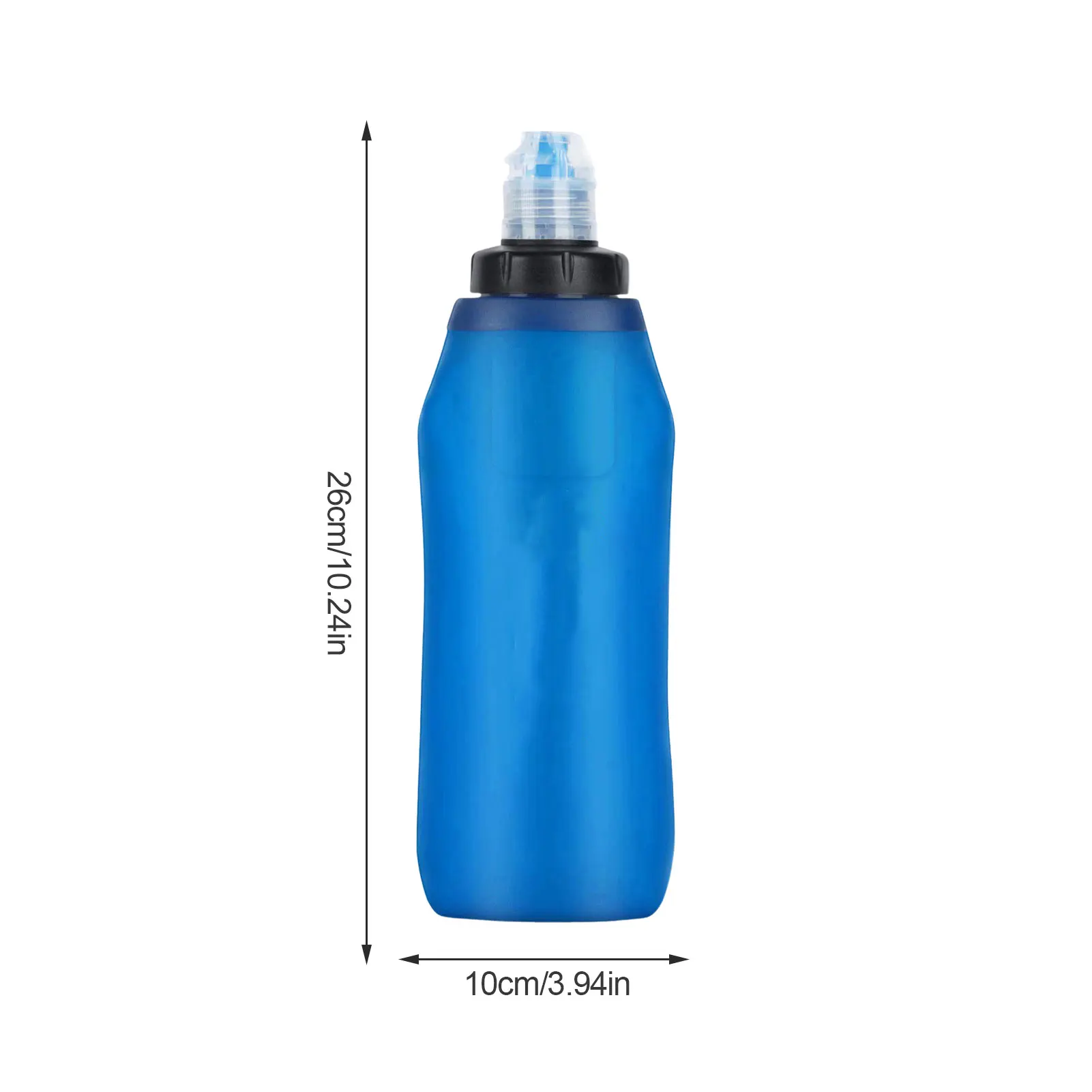 1100ml/min Filter Water Bottle Water Filter Straw Soft TPU Folding Outdoor Filtered Water Bag For Outdoor Camping Hiking Cycling