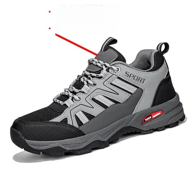 Outdoor Wear Resistant Casual Shoes New Running Shoes Breathable Couple Shoes Anti-slip Lightweight Soft Bottom Hiking Shoes