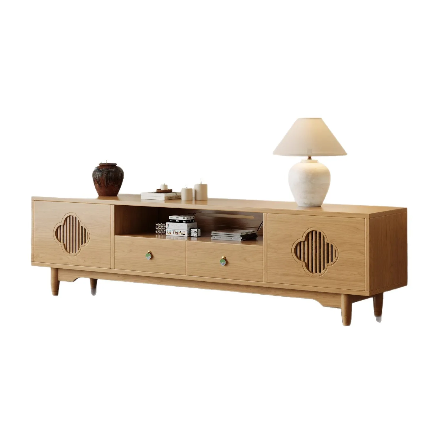 

Song Dynasty, aesthetics, solid wood, TV cabinet, living room, storage, new Chinese style, TV