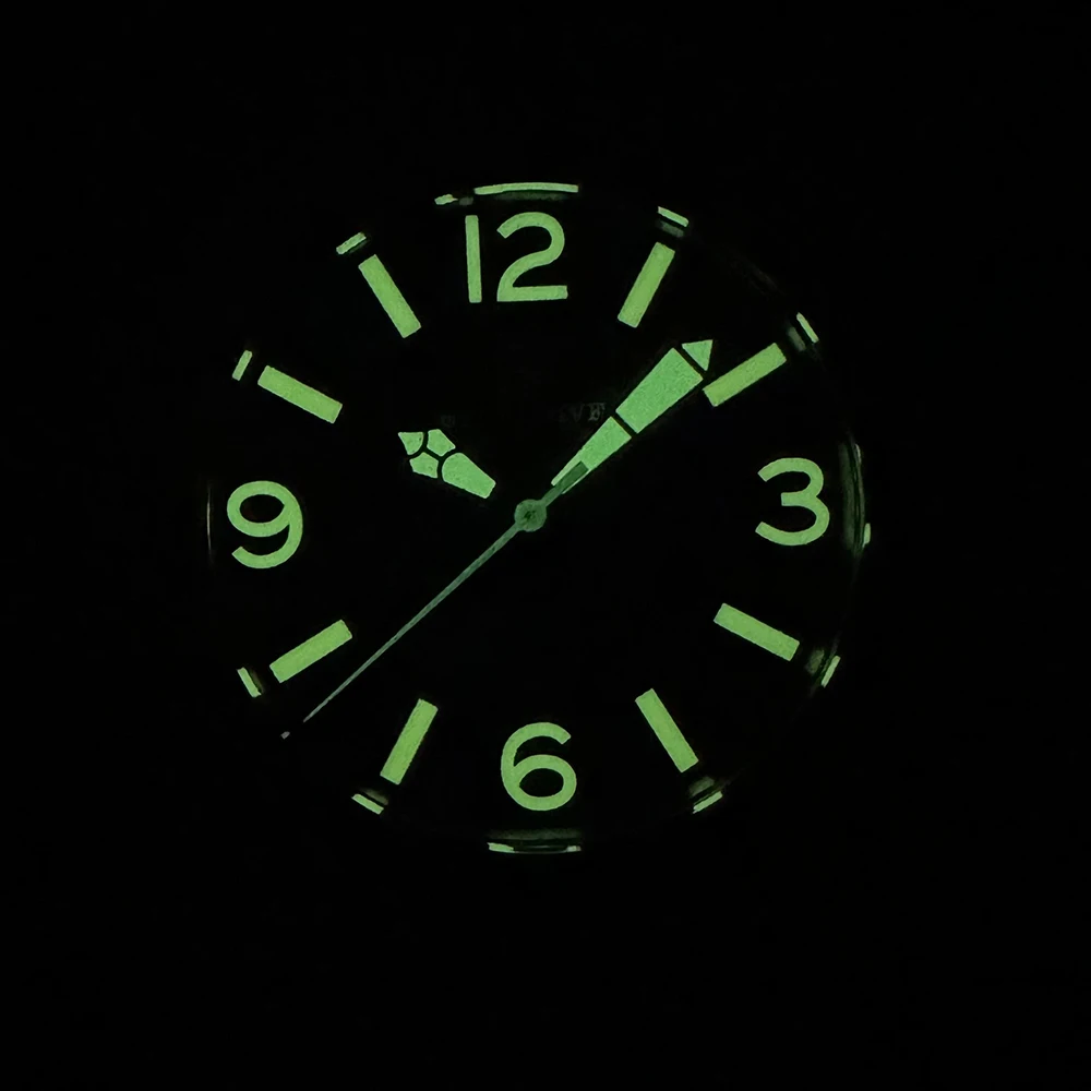 Reloj STEELDIVE para hombre, reloj de buceo profundo de 47mm, reloj de pulsera mecánico automático militar 300Bar C3, zafiro luminoso NH35, bisel de acero