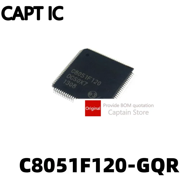 5PCS C8051F120 C8051F120-GQR LQFP100