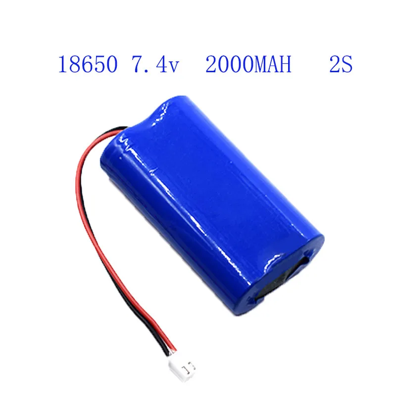 18650 7.4V 2000mAh 2S Battery Packs PH2.0 Plug Lasting Power For Power Tools  DIY Power Pack