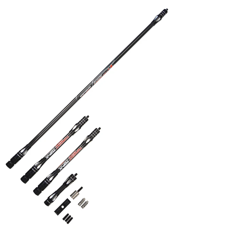 Archery 3K Pure Carbon Fiber Stabilizer Balance Rod Set Archery Stabilizer for Recurve Bow Shooting Competition