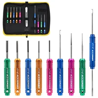 Kit de herramientas de extracción de terminales de coche, Extractor de pines de conector de clavija de cable Deutsch para enchufes de terminales de la serie DT DTM DTP