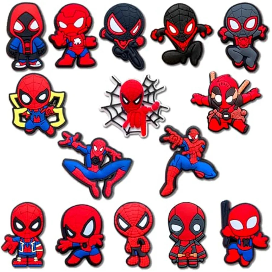 

15Pcs Cartoon Croc Charms for Shoe, Cartoon Shoe Charms for Clogs Sandals Decoration