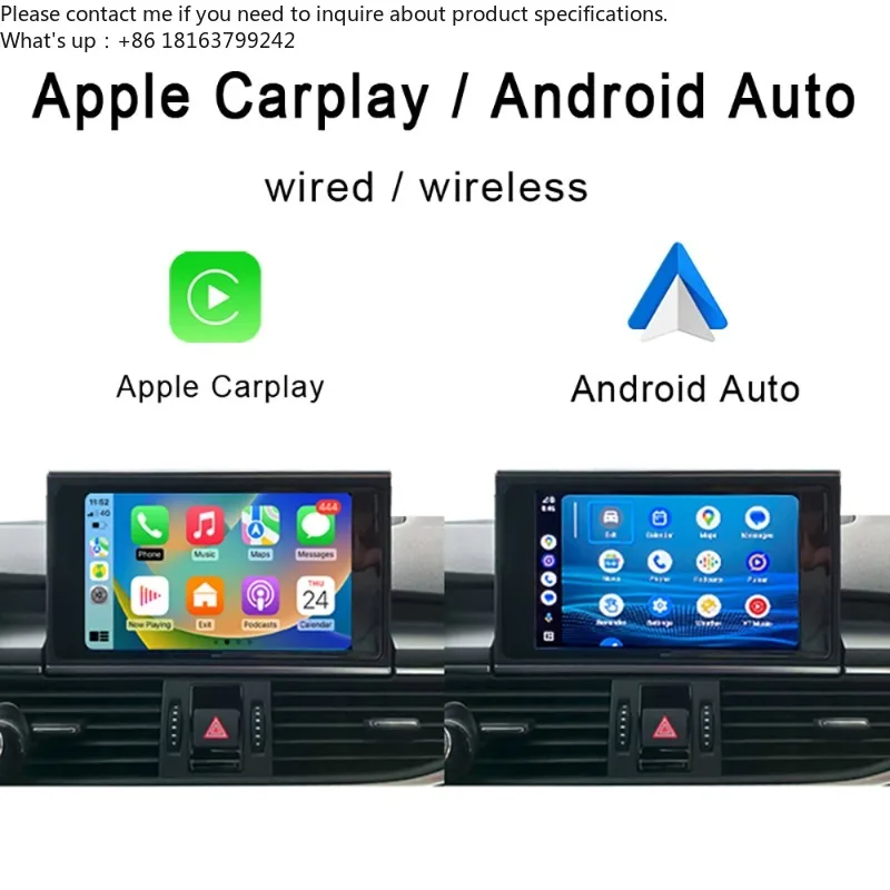 

Car Body Kit Mirror Link Wireless Carplay Android Auto A6 A7 for Audi NH+ RMC MHI2 2011-2019