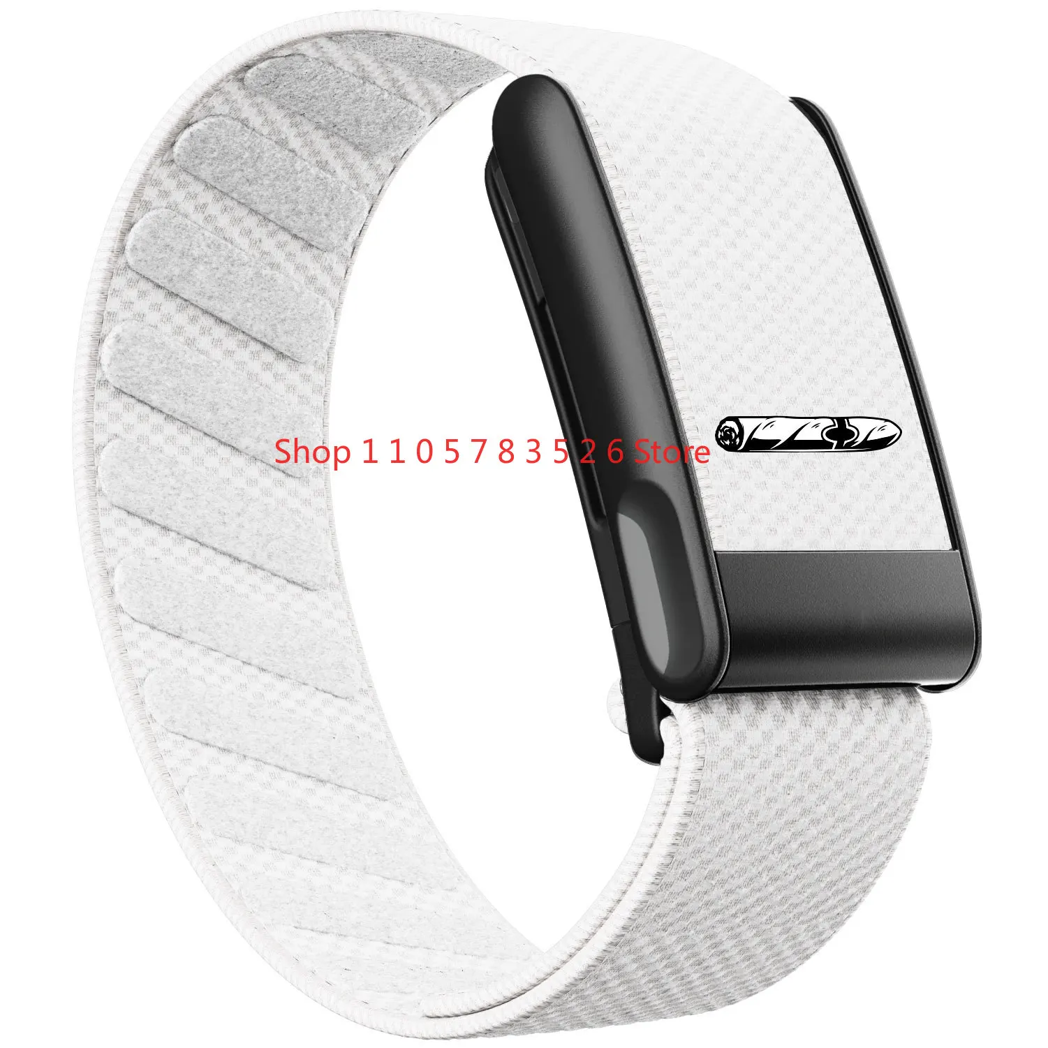 2026 Geeignet für WHOOP5.0/MG Nylon-Druckarmband mit schwarzem U-förmigem Rahmen, silbernem U-förmigem Rahmen und goldenem U-förmigem Rahmen. – Detail 22