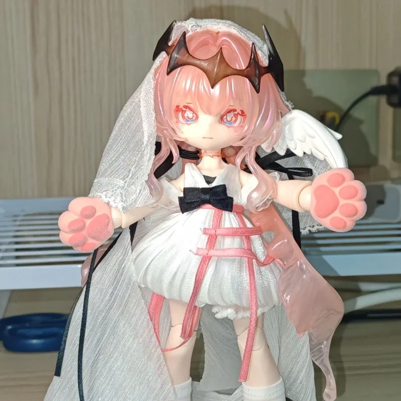 حار في المخزون مخصص لونا للقمر 1/12 Mjd صندوق أعمى Kawaii 12 نقطة Bjd سطح المكتب عمل الشكل الديكور هدايا عيد الميلاد #6