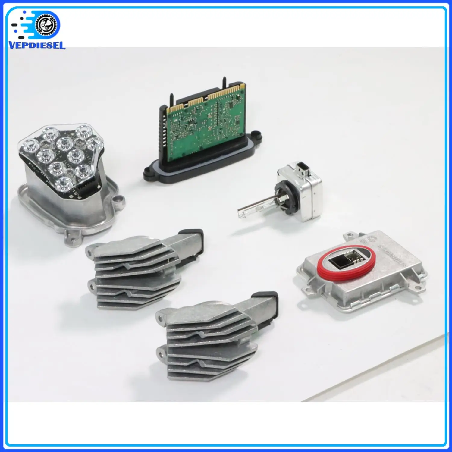 

1set Left Xenon Ballast Bulb LED Module Diode Kit LH 63-11-7-271-899 63-11-7-316-217 For 2011-2013 BMW 5 Series 528i 535i Parts