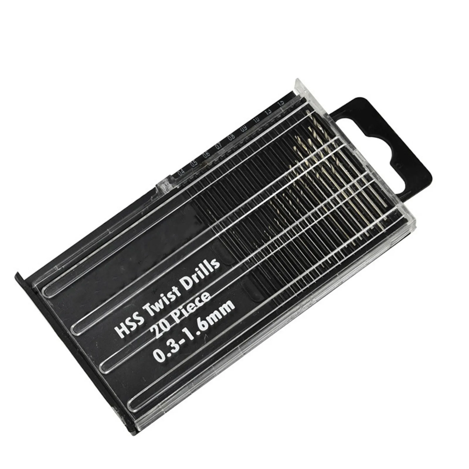 

20Pcs Mini Drill Bits Set High Speed Color Assorted Sizes for Aluminum Alloy Thin Wood Plastic Drilling Machine