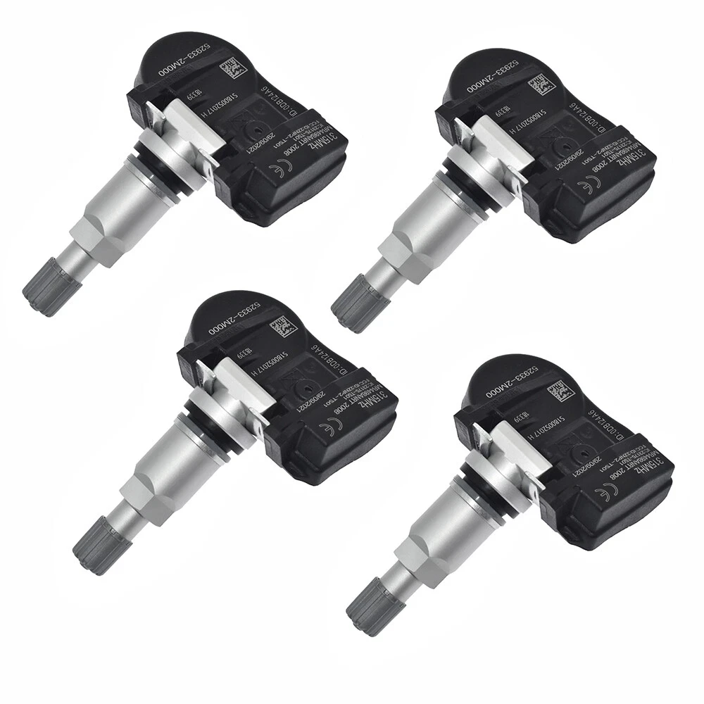 

4Pcs 52933-3N000 52933-2M000 Car TPMS Tire Pressure Monitor Sensor 315MHz FOR HYUNDAI KIA CADENZA FORTE OPTIMA SORENTO SOUL