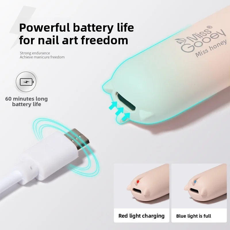 Lámpara de manicura portátil de una palabra, pequeña lámpara de manicura portátil, modelo de almacenamiento de energía, Mini lámpara de fototerapia de secado rápido