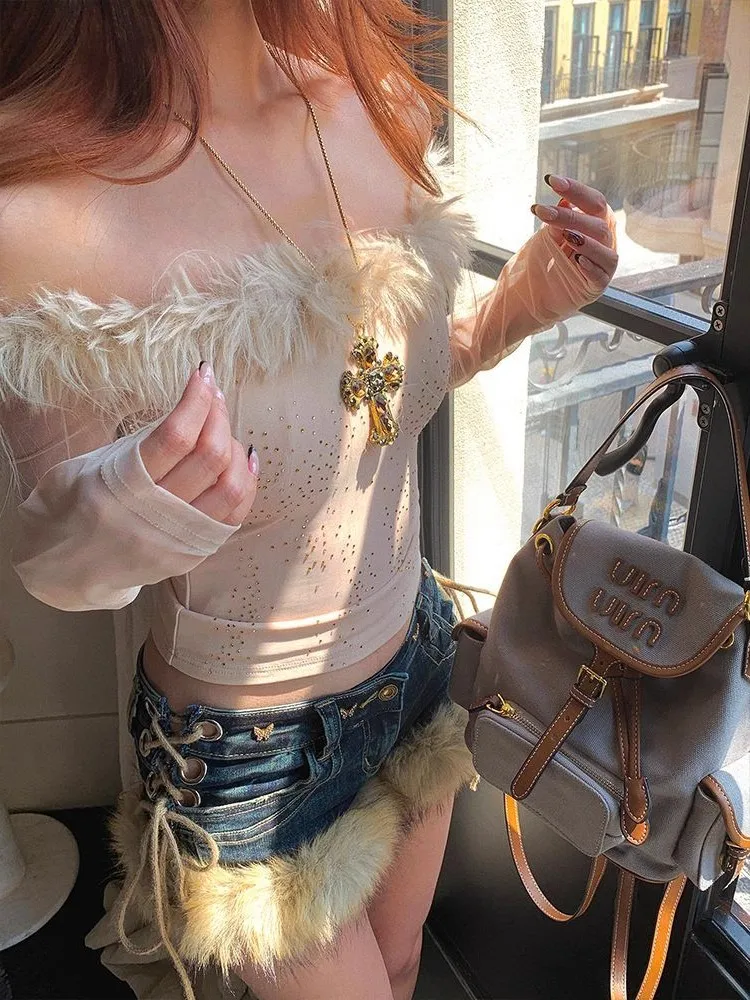 سراويل جينز نسائية كلاسيكية فضفاضة ومغسولة بأرجل واسعة من قماش الدنيم سراويل مستقيمة كبيرة الحجم ملابس الشارع الكورية