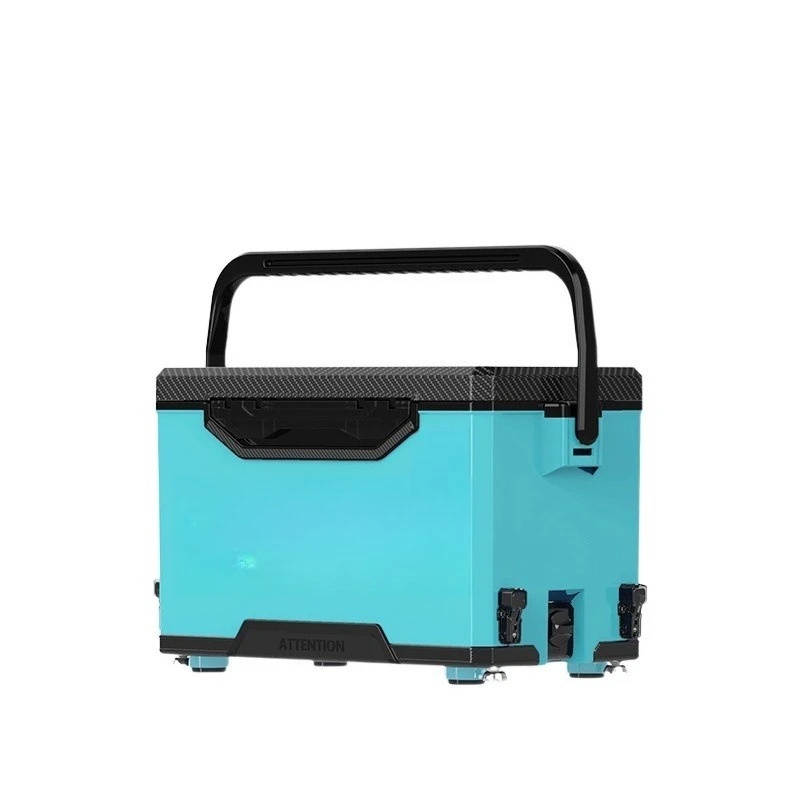 

Fishing box carbon fiber texture thickened fish box lifting ultra-light ultra-hard multi-function