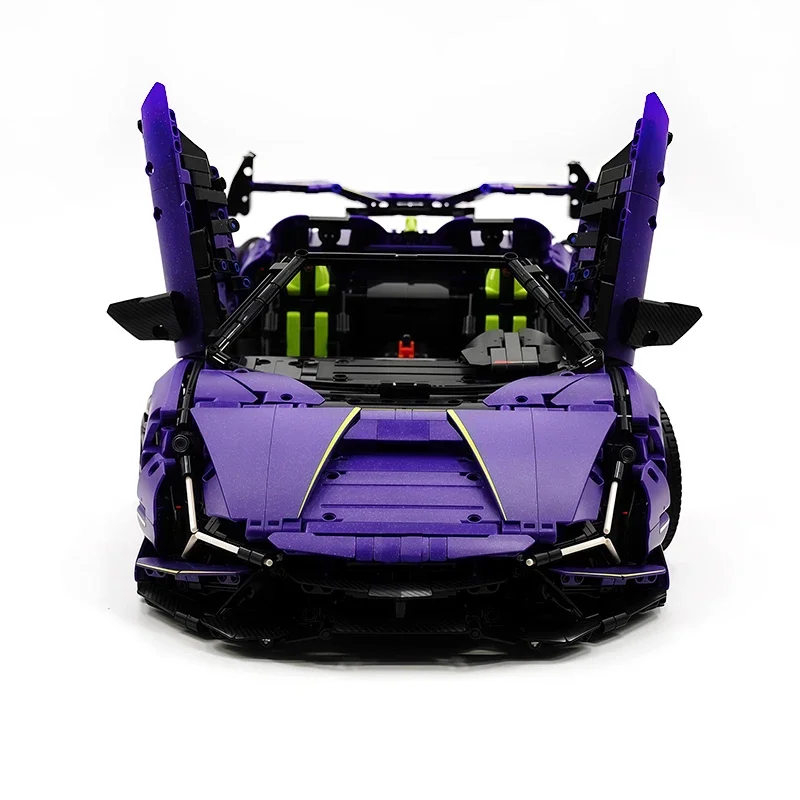 

Crafted High-end 1:8 GULY 10635 High-Tech Speed Power Racing Building Block Brick Puzzle Assembly DIY Toys Christmas Gift Kids