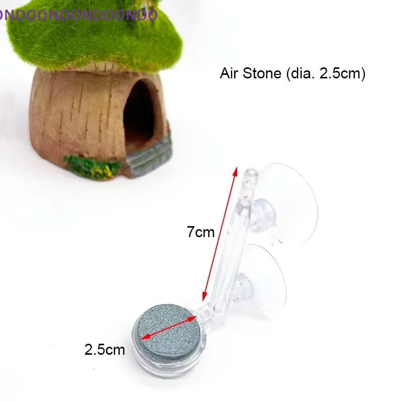 Nano Aquarium Oxygen Air Stone High Output Aerator Anti-Corrosion for Saltwater Fish Tank Pond Aquaculture Breeding
