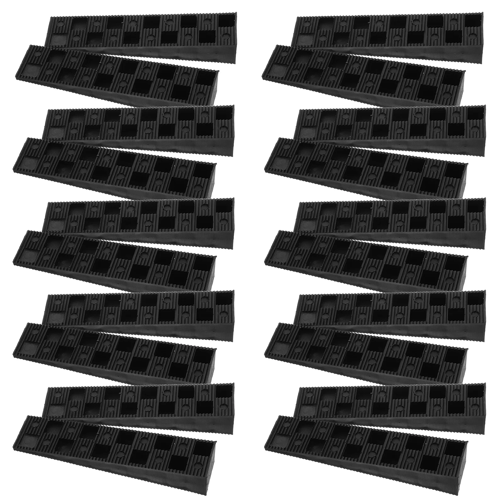 

20 Pcs Cushion Pads for Doors Windows Installation Leveling Blocks Durable Plastic Wedges Furniture Alignment Spacer