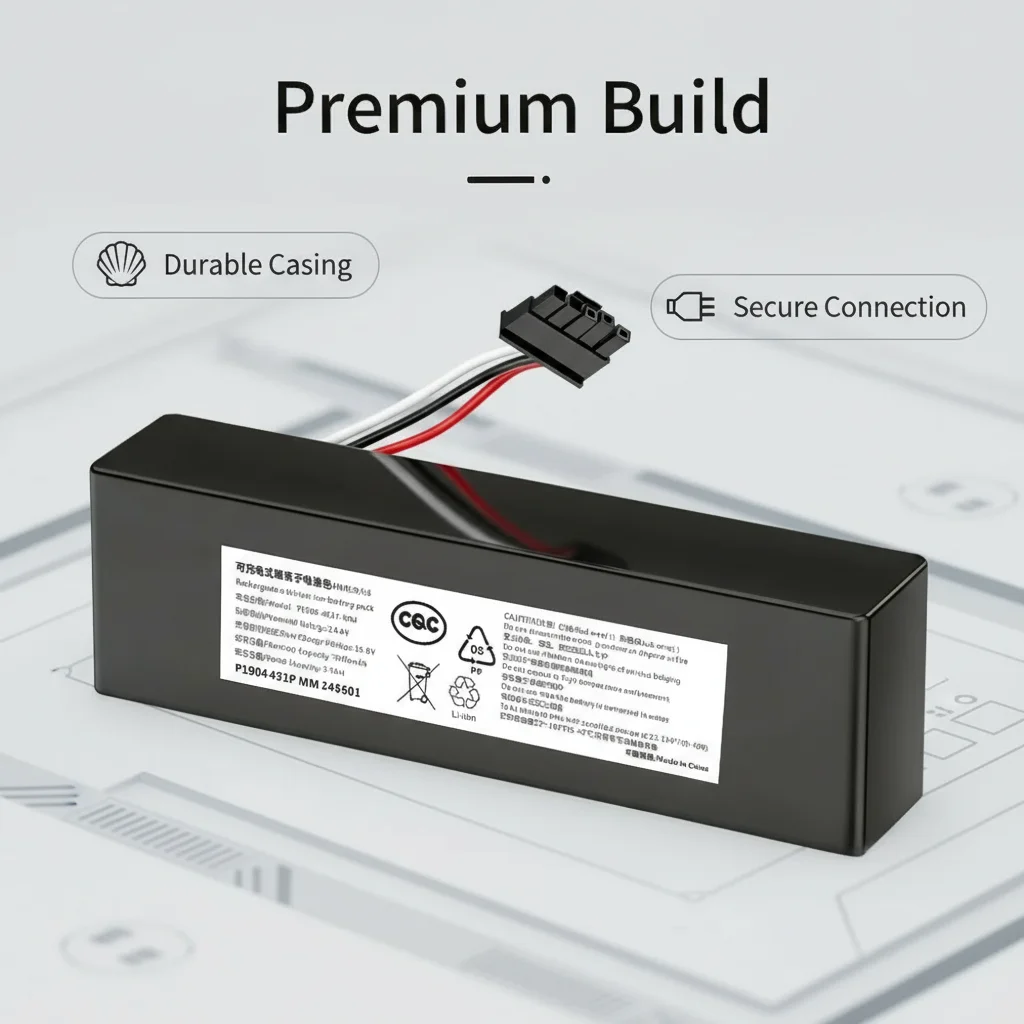 Original STYTJ02YM Battery 14.8V for Xiaomi Mop Pro P 2S S12 Yunmi MVVC01 Haier JX37 Wyze WVCR200S Conga 3290 3390 Robot Vacuum