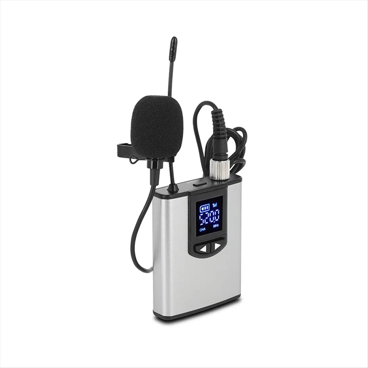 

Беспроводная UHF-система микрофонов-петличек ABFN с трансмиттером-пейджером для лекций, интервью, видеоблогов и живой записи