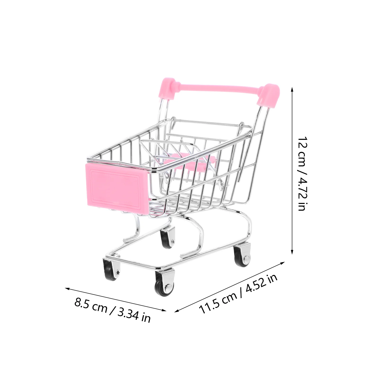 Toy Child Toys Wagon Cart for Kids Tiny Supermarket Handcart Miniature Decoration