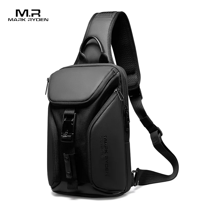 Mark Ryden Sling Bags Multi-layer Crossbody Bag High Quality Waterproof Shoulder Bag Male Messenger Bag for Teenagers Men