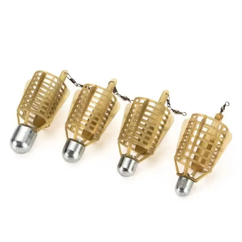 20/30/40/50g Fishing Feeder Basket Holder Load Iron Head Trap Bait Cage Tackle Fishing Tools Accessories Supplies view 4