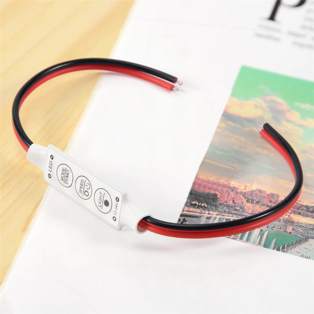 LED 스트립 단색 컨트롤러용 UNCL LED 조광기 12A 12V-24V