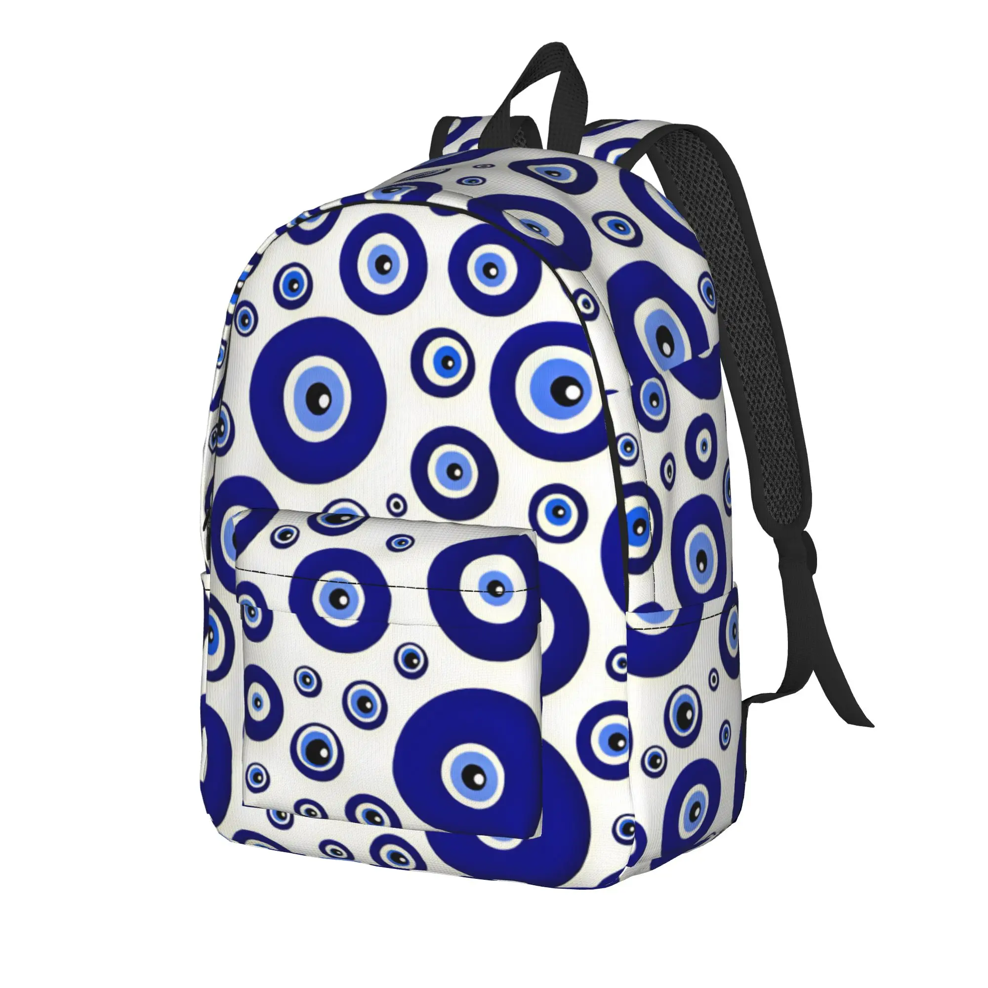 Evil Eye Talisman Print Backpack  Girl Polyester Travel Backpacks Print Novelty School Bags Rucksack