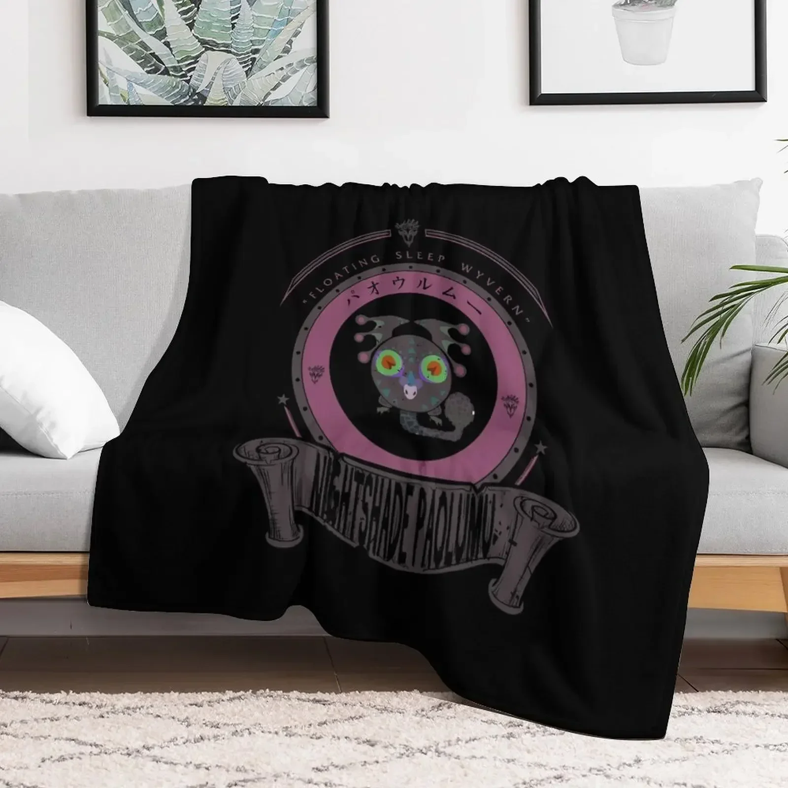 

NIGHTSHADE PAOLUMU - LIMITED EDITION Throw Blanket Sofa Quilt Comforter Blankets