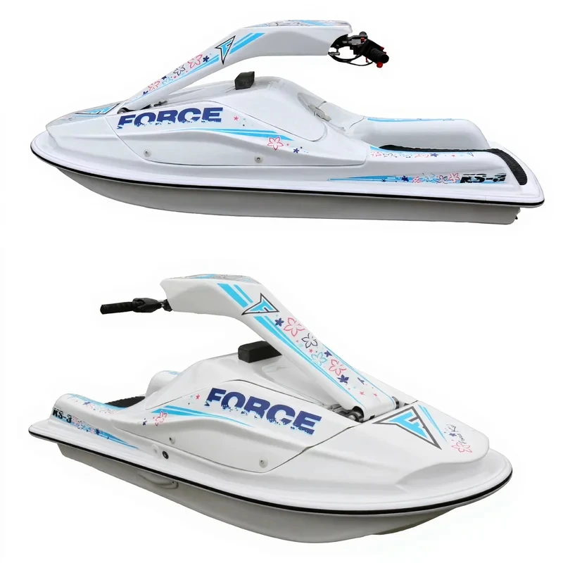 Competizione di addestramento giovanile per motoscafo elettrico in acciaio e vetro con supporto singolo per bambini 2200 Watt