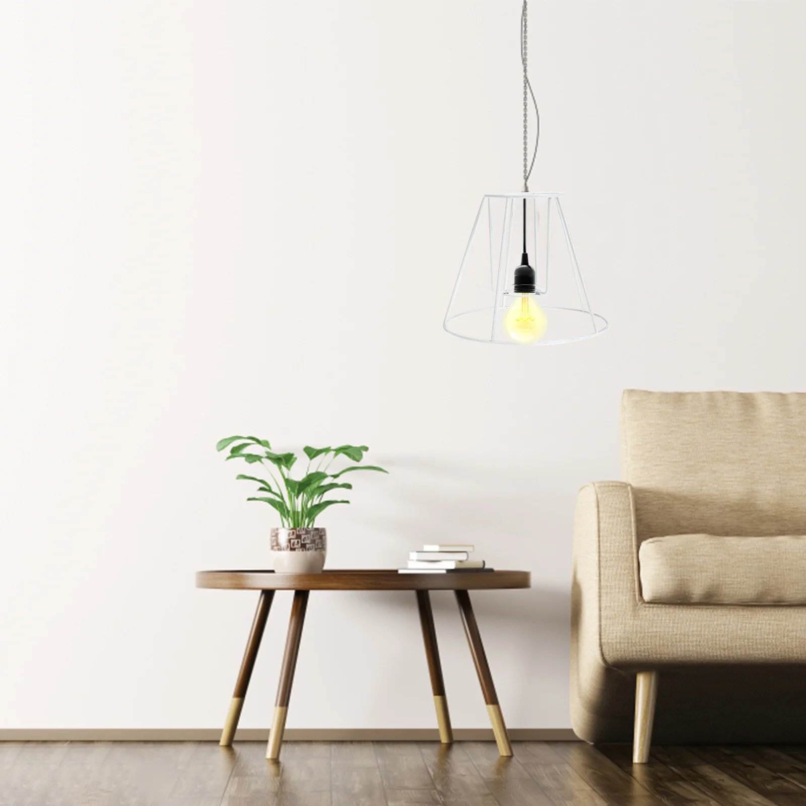 

Iron Lampshade Frame Stable Durable Premium Iron Material DIY Lamp Holder for Table Ceiling Lamps Perfect for Home Decor and