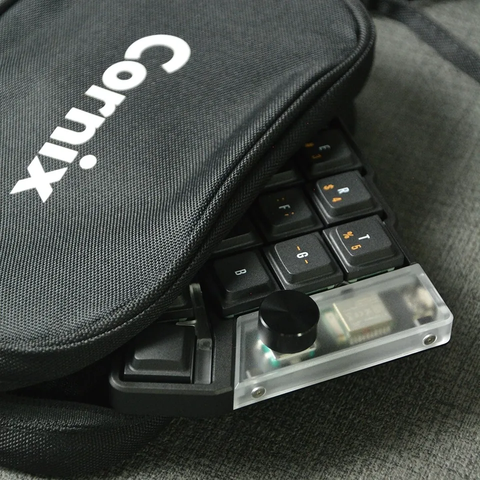 Cornix スプリットキーボード収納袋オックスフォード布軽量ミニ収納袋