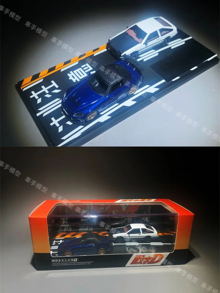 Initial D 1/64 RX7 AE86 S2000 Diecast Model Car Collection Limited Edition Hobby Toys