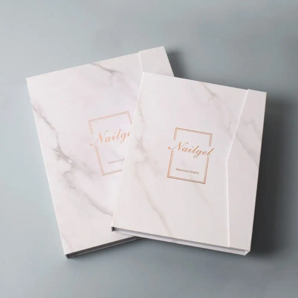 Large-capacity Magnetic Nail Display Book Multi-functional Space Saving Nail Gel Polish Showing Shelf Simple DIY