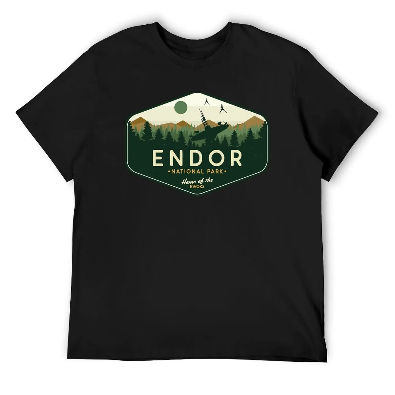 

Endor National Park Home of the Ewoks T-Shirt anime basketball graphic tees outfits for men