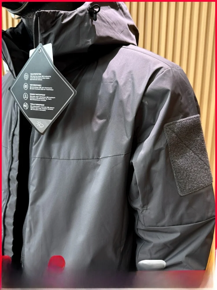 

Douxia 2 Pieces! King Version Outdoor Fowl Winter New Men's Lightweight Hooded Cotton Jaet Polyester Fiber Warm Thiened