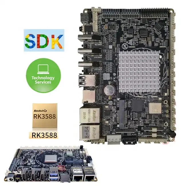 Android Industrial Mainboard Rk3588 For Smart Kiosk Vertical LCD Advertising Display Embedded Rk3588 Linux Motherboard