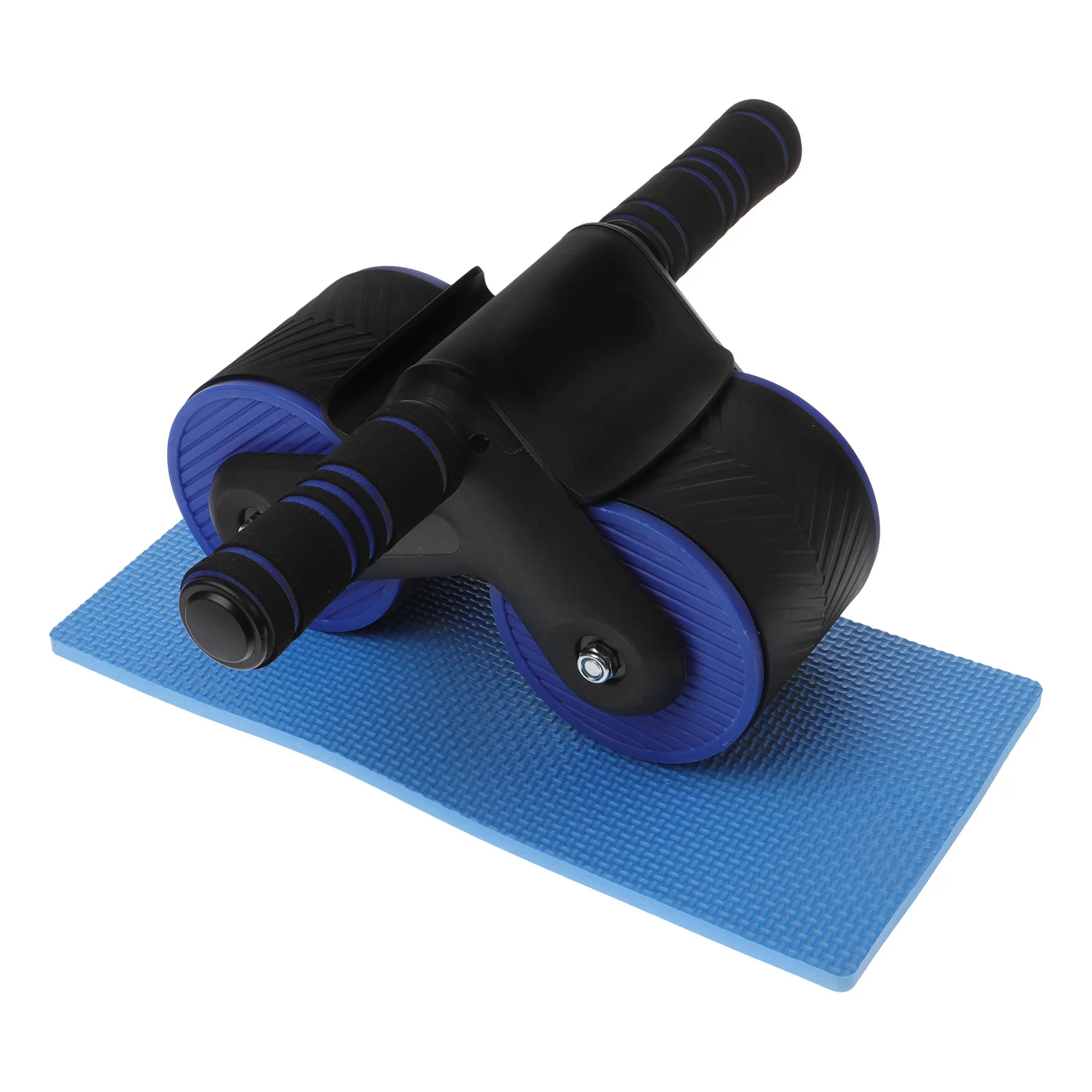 عجلة الارتداد التلقائية، معدات تمارين البطن، عجلات مزدوجة غير قابلة للانزلاق للتدريبات الأساسية #2